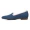 Vionic Willa Knit Womens Slip On/Loafer/Moc Casual - Dark Blue Knitt - Left Side