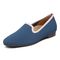 Vionic Willa Knit Womens Slip On/Loafer/Moc Casual - Dark Blue Knitt - Left angle