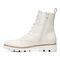 Vionic Lani Womens Mid Shaft Casual - Cream Tumbled Lthr - Left Side