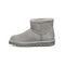 Bearpaw Alyssa Kid's Leather Boots - 2130Y Bearpaw- 051 - Gray Fog - Side View