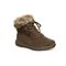 Bearpaw Robin Women's Leather, Faux Fur Boots - 2726W Bearpaw- 240 - Seal Brown - Profile View