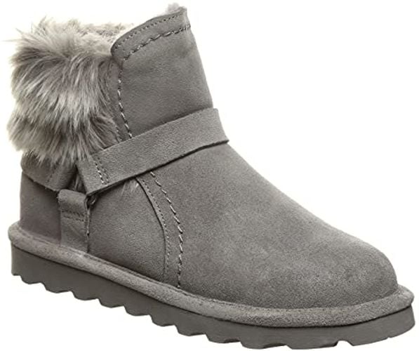 Bearpaw Konnie Women's Leather, Faux Fur Boots - 2777W - Gray Fog