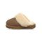 Bearpaw Loki Kid's Leather, Wool Slippers - 671Y Bearpaw- 554 - Hickory Caviar - Side View