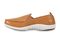 Spenco Siesta Men's Leather Slip-on Comfort Shoe - Saddle - Side