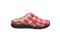 Strole Snug Tartan Women's Supportive Clog with Orthotic Arch Support Strole- 614 - Red - View