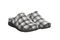 Strole Snug Tartan Women's Supportive Clog with Orthotic Arch Support Strole- 030 - Charcoal - View