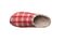 Strole Snug Tartan Women's Supportive Clog with Orthotic Arch Support Strole- 614 - Red - View