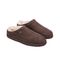 Lamo Julian Clog Wool Men's Slippers EM2049 - Brown - Pair View with Bottom