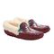 Lamo Aussie Moc Women's Slippers EW1535 - Burgundy/multi - Pair View with Bottom