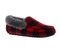 Lamo Aussie Moc Slippers EW1535 - Red Plaid - Profile View