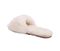 Lamo Naomi Slippers EW1933 - Cream - Back Angle View