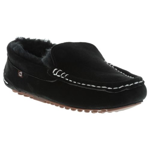 Lamo Callie Moc Slippers EW1934 - Black - Profile View