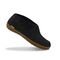 Glerups Wool Closed Heel Unisex Slipper Shoe - Rubber Sole - Model AR - AR Charcoal/Honey 2