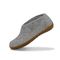 Glerups Wool Closed Heel Unisex Slipper Shoe - Rubber Sole - Model AR - AR Grey/Honey 1