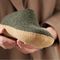 Glerups Wool Open Heel Unisex Slipper / Slip-on Clog - Leather Sole - Model B - Forest