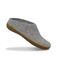 Glerups Wool Open Heel Unisex Slipper / Slip-on Clog - Rubber Sole - Model BR - BR Grey/Honey 2