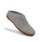 Glerups Wool Open Heel Unisex Slipper / Slip-on Clog - Rubber Sole - Model BR - BR Grey/Honey 4