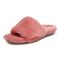 Vionic Dream Womens Slipper Casual - Terra Cotta Faux Shr - Left angle