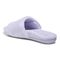 Vionic Dream Womens Slipper Casual - Purple Heather Terry - Back angle