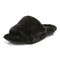 Vionic Dream Womens Slipper Casual - Black-Shearling - Left angle