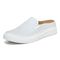 Vionic Effortless Womens Mule/Clog Casual - White Nbk - Left angle