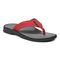 Vionic Wyatt Mens Thong Sandals - Red - Angle main