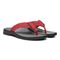 Vionic Wyatt Mens Thong Sandals - Red - Pair