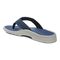 Vionic Wyatt Men's Toe-Post Sport Arch Supportive Sandal - Navy Syn Back angle