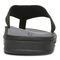 Vionic Wyatt Mens Thong Sandals - Black/Grey - Back