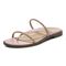 Vionic Prism Womens Slide Sandals - Peach - Left angle