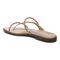 Vionic Prism Womens Slide Sandals - Peach - Back angle