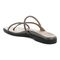 Vionic Prism Women's Minimalistic Slide Sandal - Pewter - Back angle