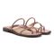 Vionic Prism Women's Minimalistic Slide Sandal - Rose Gold - Pair