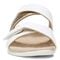 Vionic Hadlie Womens Slide Sandals - White Patent - Front
