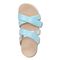 Vionic Hadlie Womens Slide Sandals - Porcelain Blue Paten - Top
