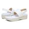 Vionic Karleen Womens Quarter/Ankle/T-Strap Wedge - White - pair left angle