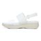 Vionic Karleen Womens Quarter/Ankle/T-Strap Wedge - White - Left Side