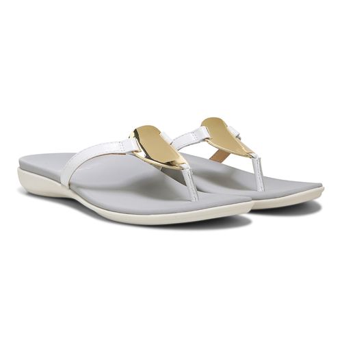 Vionic Raysa Womens Thong Sandals - White - Pair