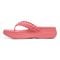 Vionic Kenji Women's Toe-Post Platform Wedge Sandal - Shell Pink - Left Side