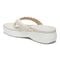 Vionic Kenji Womens Thong Wedge - Cream - Back angle