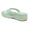 Vionic Kenji Women's Toe-Post Platform Wedge Sandal - Menta - Back angle