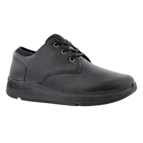 The Drew Armstrong Men's Casual Comfort Shoe -  Black Leather