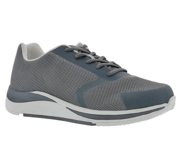 Drew Stable Men's Orthopedic Athletic / Walking Shoe - Aacb Grey Mesh