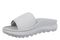 Vionic Rejuvenate Unisex Slide Recovery Sandals - Vapor Grey - Left angle