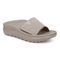 Vionic Rejuvenate Unisex Slide Recovery Sandals - Cobblestone - Angle main