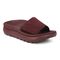 Vionic Rejuvenate Unisex Slide Recovery Sandals - Port Wine - Angle main