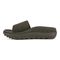 Vionic Rejuvenate Unisex Slide Recovery Sandals - Dark Khaki - Left Side