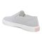 Vionic Groove Women's Slip On Casual Canvas Comfort Shoe - Vapor Canvas - Back angle