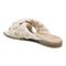 Vionic Kalina Women's Slide Braided Sandals - Cream - Back angle