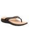 Strole Horizon - Women's Supportive Healthy Walking Sandal Strole- 209 - Dark Brown - Profile View